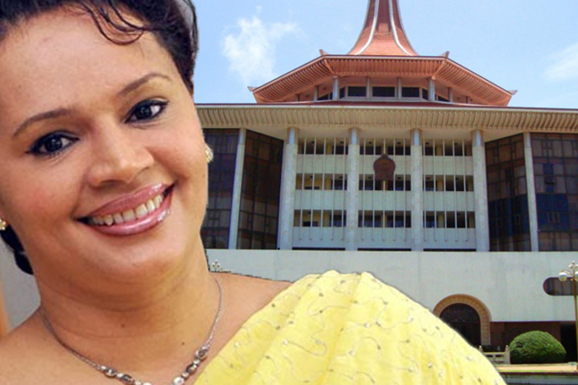 Diana Gamages petition against expulsion from SJB fixed for hearing