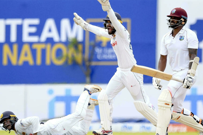 West Indies all out for 230, trail Sri Lanka by 156