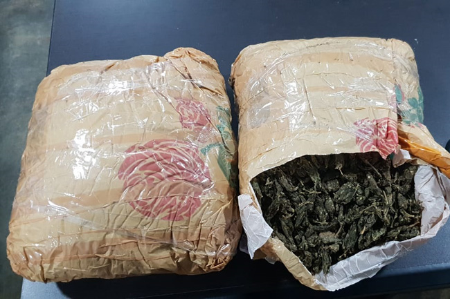 Two including cop arrested with Kerala cannabis