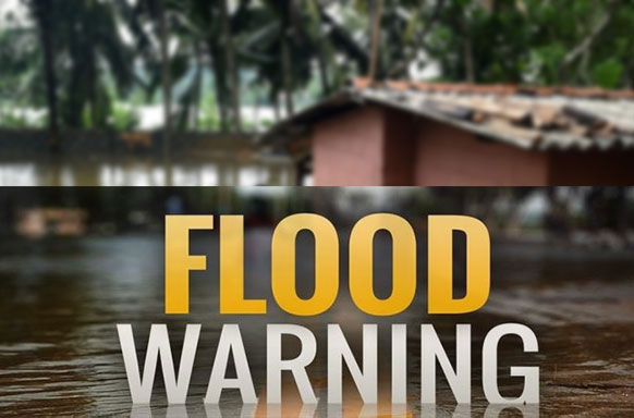 Minor flood warnings issued for several low-lying areas