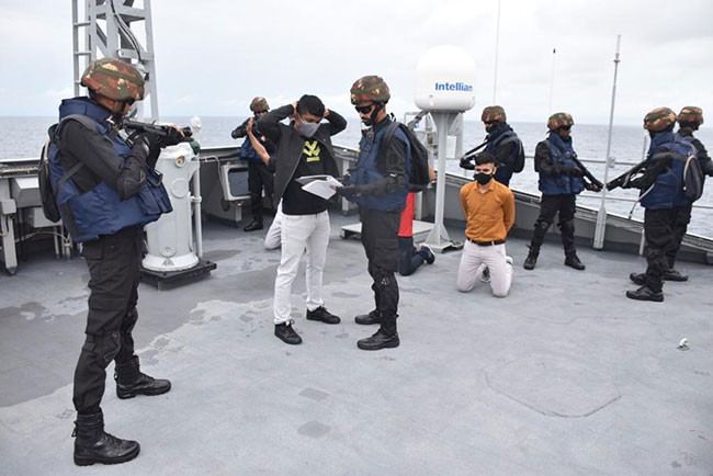 India, Sri Lanka, Maldives conduct joint exercise on maritime security