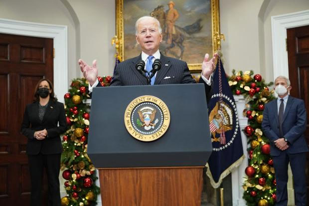 Biden says US is working with pharma companies on Omicron contingency plans