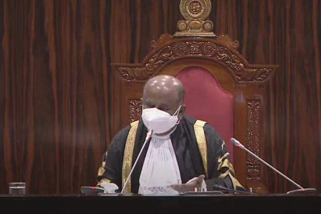 Speaker disappointed over front-benchers’ absence during parliamentary sittings