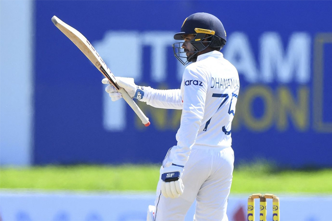 Dhananjaya de Silva hits 8th Test century, puts Sri Lanka in command