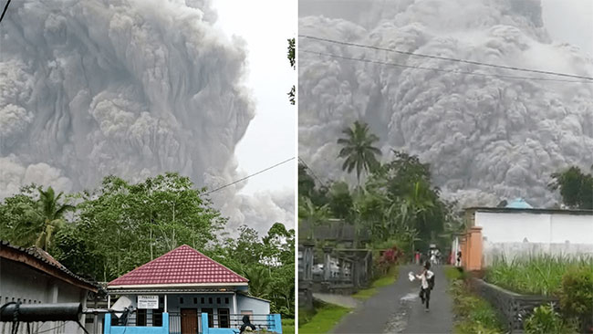 Indonesia Semeru Volcanic Eruption Kills 14; Dozens Injured