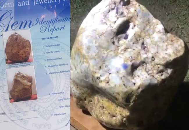 Worlds largest natural corundum Blue Sapphire found in Sri Lanka