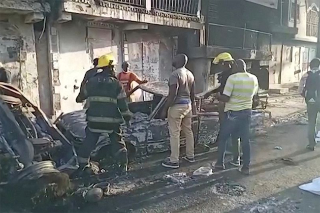 At least 59 dead after gas tanker explodes in Haiti