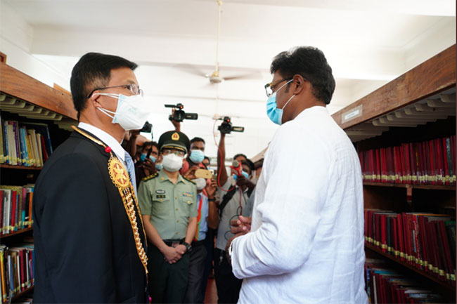 Chinese Ambassador visits Sri Lankas Northern Province