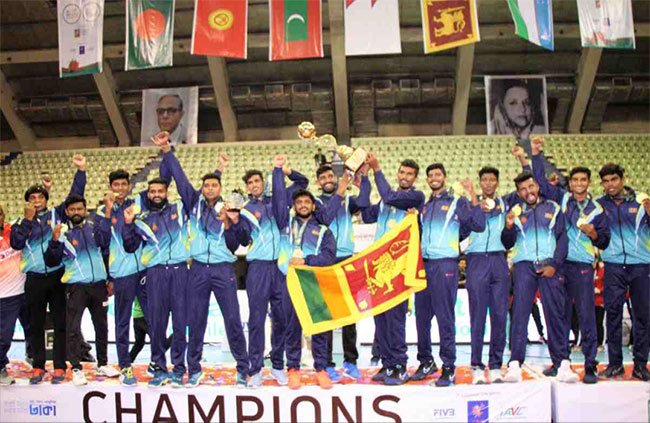 Sri Lanka crowned champions of Central Asian Volleyball Challenge