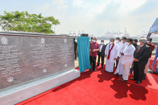 Construction of Eastern Terminal at Colombo Port inaugurated