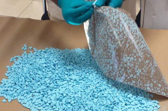 Parcel with 4,000 narcotic tablets intercepted at Central Mail Exchange