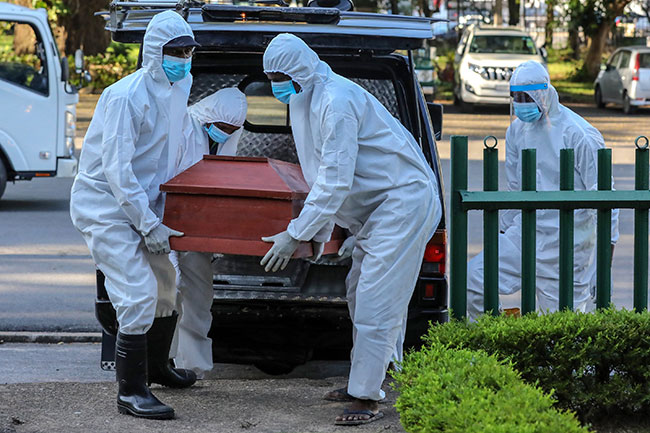 Sri Lanka reports another 14 coronavirus deaths