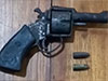 Suspect arrested with locally made revolver and bullets