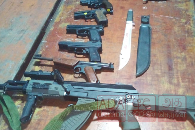 Borella church hand grenade: Weapons cache recovered from arrested retired doctors house