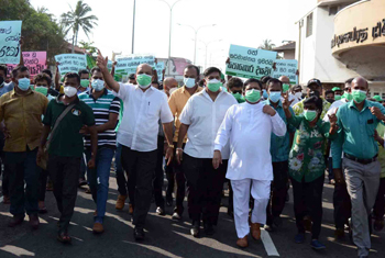 UNP protest rally in Galle...