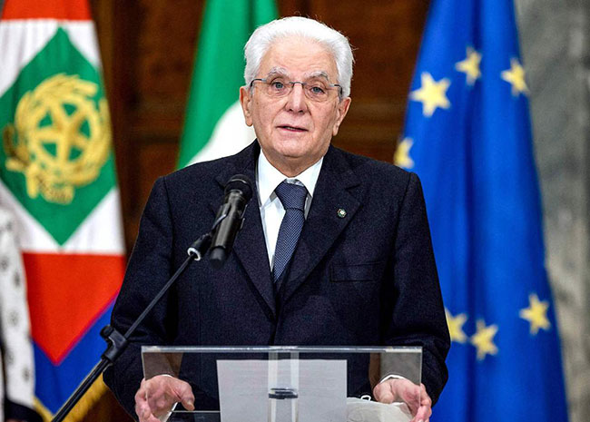 Italian President Sergio Mattarella re-elected for second term