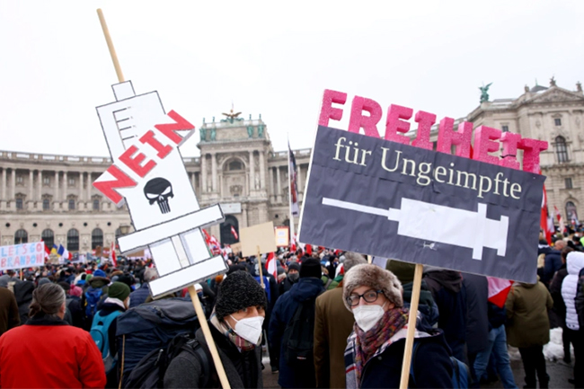 Austrias COVID vaccine law comes into force amid resistance