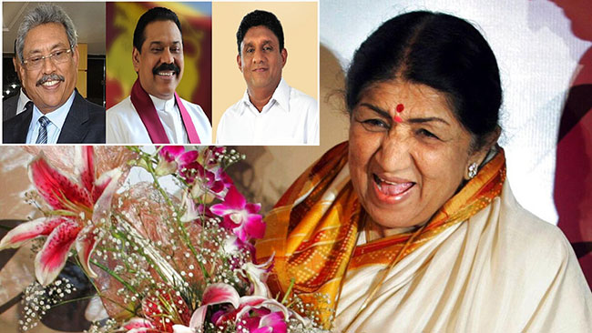 Sri Lankan leaders pay tribute to Lata Mangeshkar