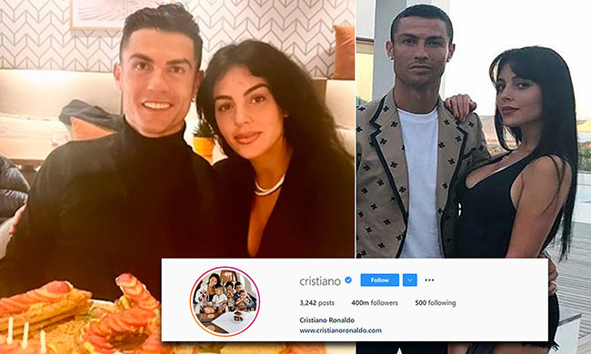 Cristiano Ronaldo becomes the first person to reach 400 million followers  on Instagram