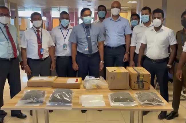 Stock of Kush cannabis and cocaine seized at Central Mail Exchange