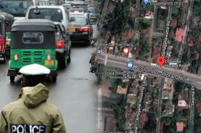 Notice to motorists using Horana-Colombo road