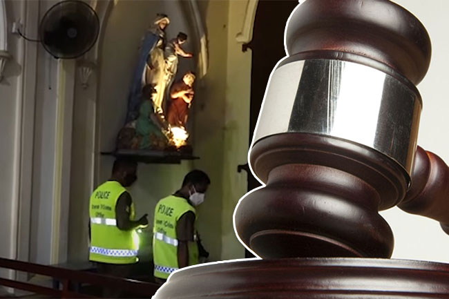 Retired doctor arrested over grenade at Borella church remanded