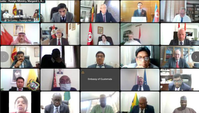 Foreign Minister briefs diplomatic corps based in New Delhi on Sri Lankas human rights progress