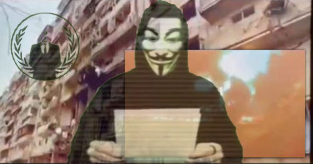 Anonymous hacks Russian TV to show footage from Ukraine front lines