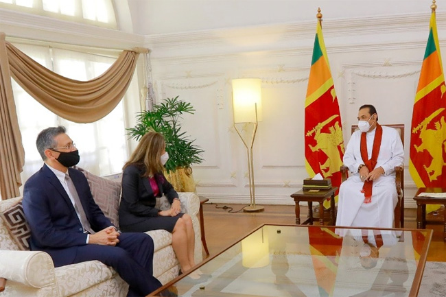 New U.S. ambassador calls on Sri Lankan prime minister