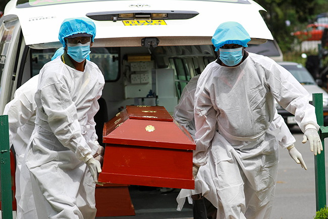 Sri Lanka confirms 10 more Covid-19 deaths