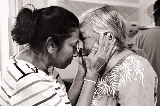 First Lady Ioma Rajapaksas mother passes away