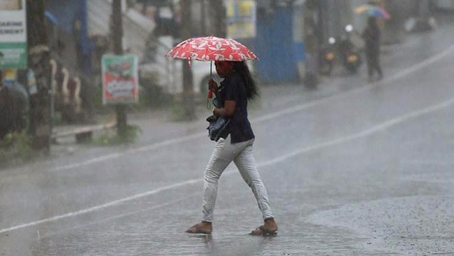 Showers expected in parts of the country
