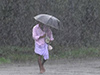Showers or thundershowers in several provinces including Western