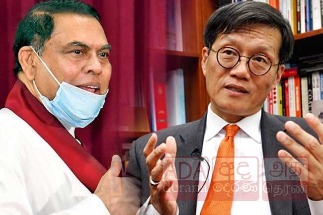 Finance Minister Basil Rajapaksa meets top IMF official