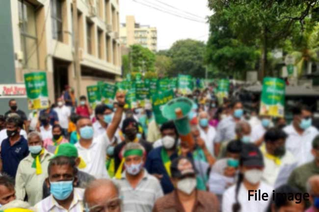 SJB to stage a protest march against govt today