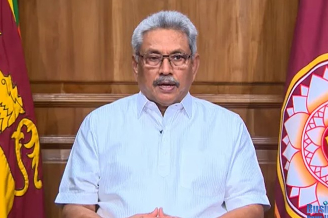 President Rajapaksa addresses the nation tomorrow