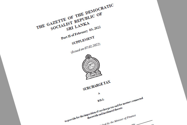 Surcharge Tax Bill can be passed with simple parliamentary majority - SC