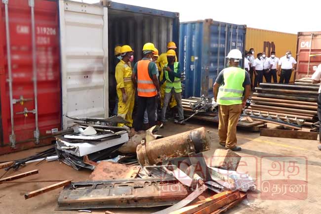 Customs seize 350 Kg of cocaine in shipping container