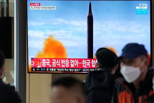 North Korea tests banned intercontinental missile