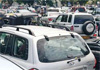 Heavy traffic near Town Hall due to protest