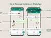 WhatsApp voice messages gets new features