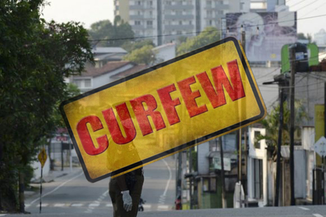 Island-wide curfew in Sri Lanka until Monday