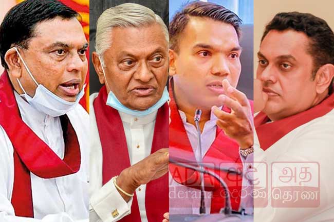 Basil, Chamal, Namal and Shasheendra say no to ministerial posts in new govt