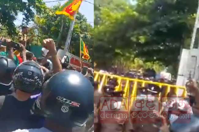 Police fire tear gas at protesters near Carlton House