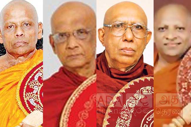 Mahanayaka Theros present six proposals to the President