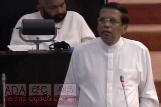 SLFP MPs quit govt and sit independently in Parliament