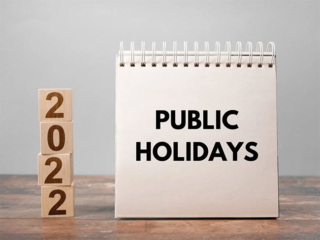 April 11 and 12 declared public holidays