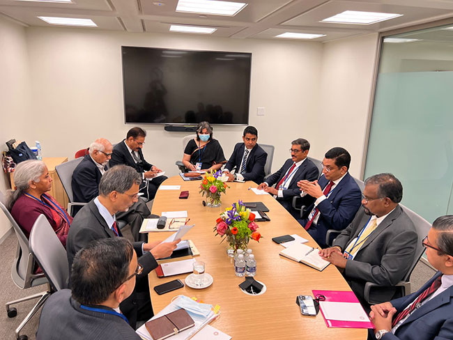 Finance Minister meets IMF Managing Director, discuss extended fund facility for Sri Lanka