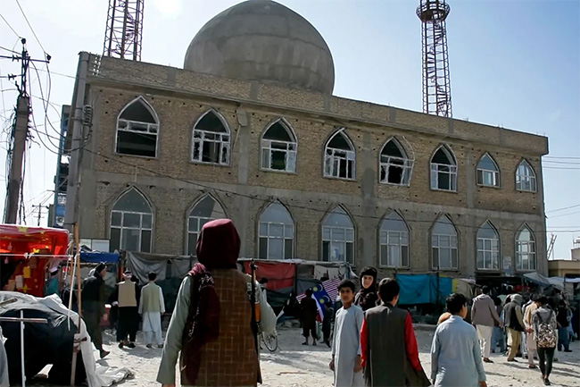 At least 33 killed in explosion at Afghan mosque