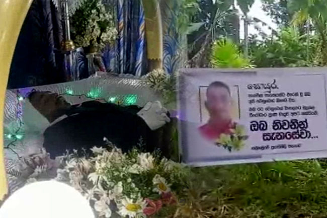 Final rites of Rambukkana police shooting victim performed today